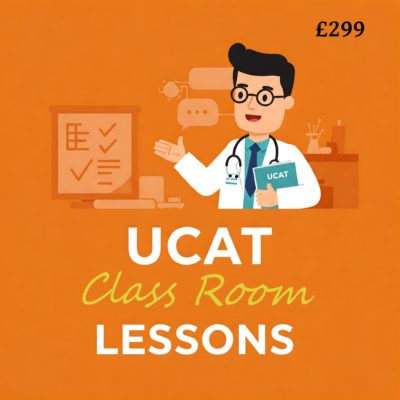UCAT Classroom Lessons — live interactive UCAT preparation for UK medical school applicants — £299 programme
